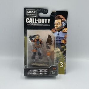 Mega Construx Call Of Duty COD Series 5 Specialist Battery Figure‎ 19 pc Set